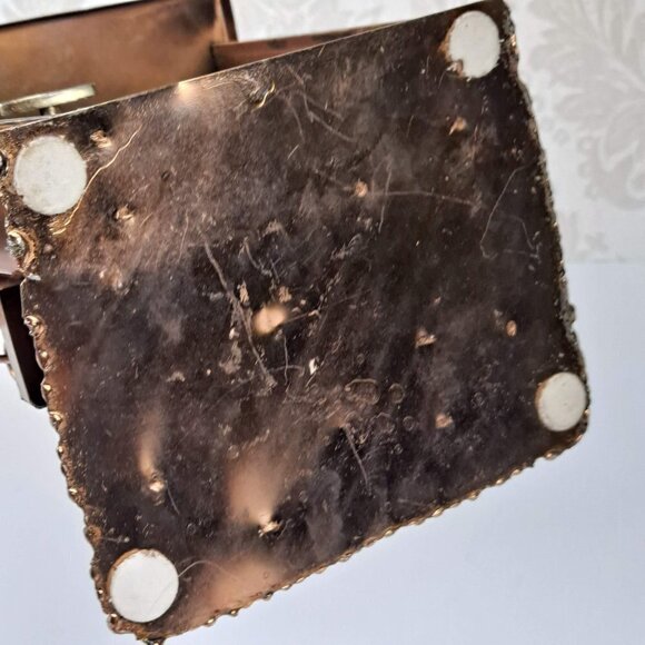 Berkely Designs Copper Piano Music Box with Player, Vintage Item - Picture 6 of 7